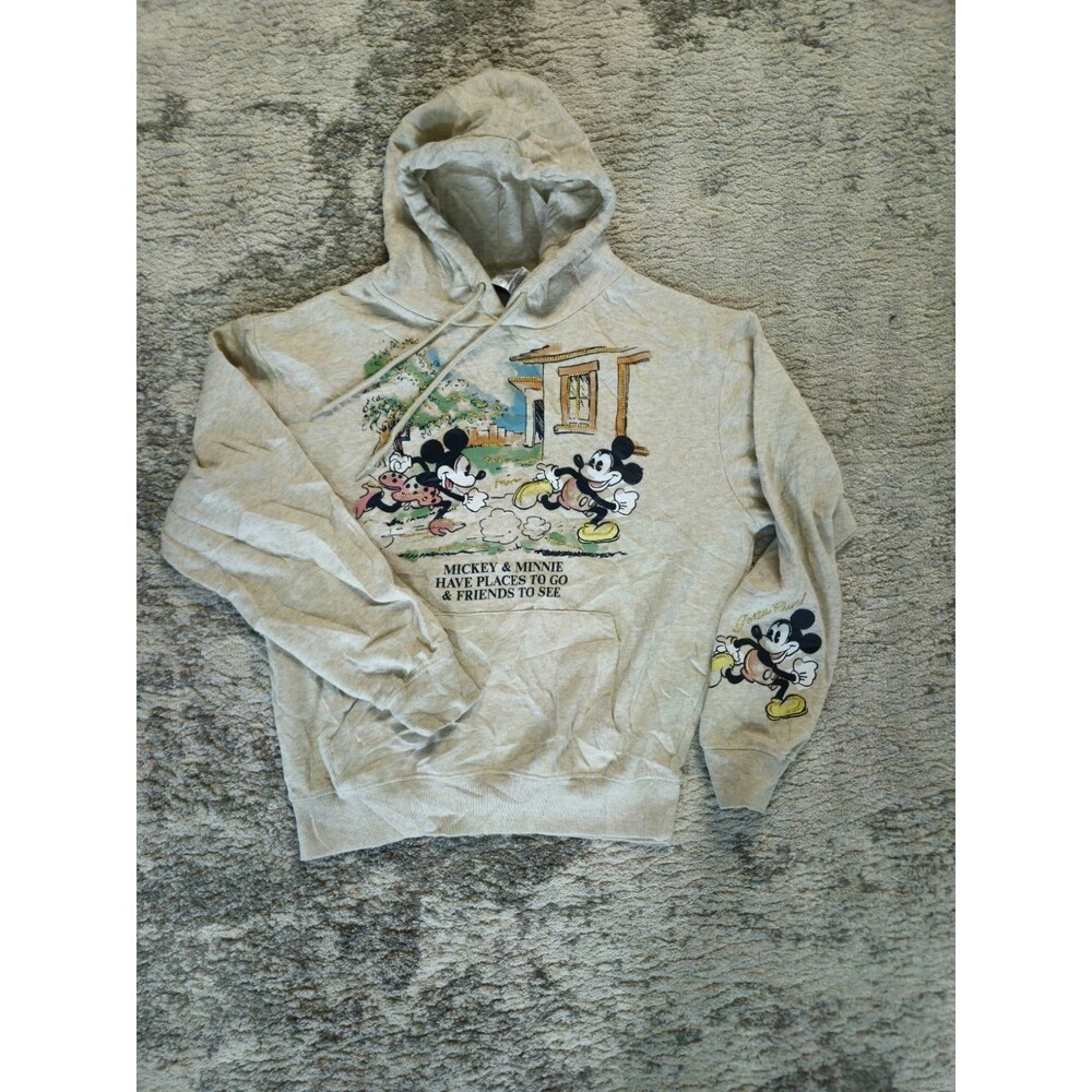 Mickey & Minnie "Places to Go, Friends to See" Size XS Sweatshirt Hoodie